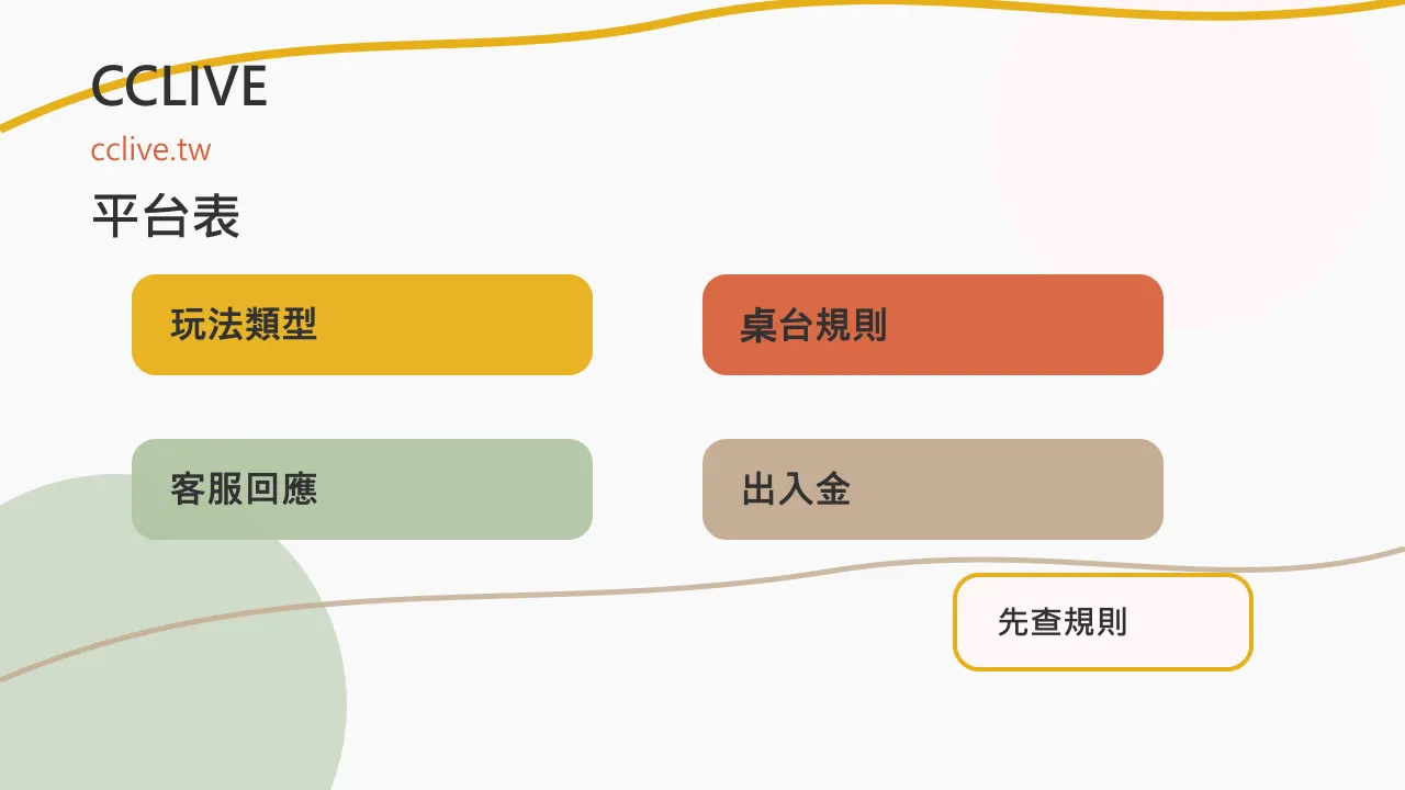 平台表