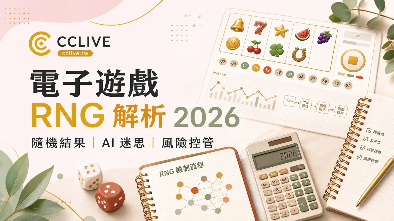 CCLIVE 電子遊戲 RNG 解析 2026，整理隨機結果、AI 迷思與風險控管