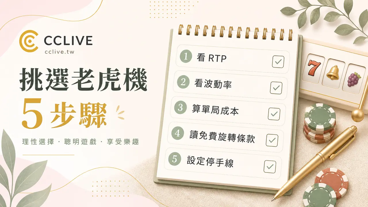 CCLIVE 老虎機遊玩前檢查步驟圖