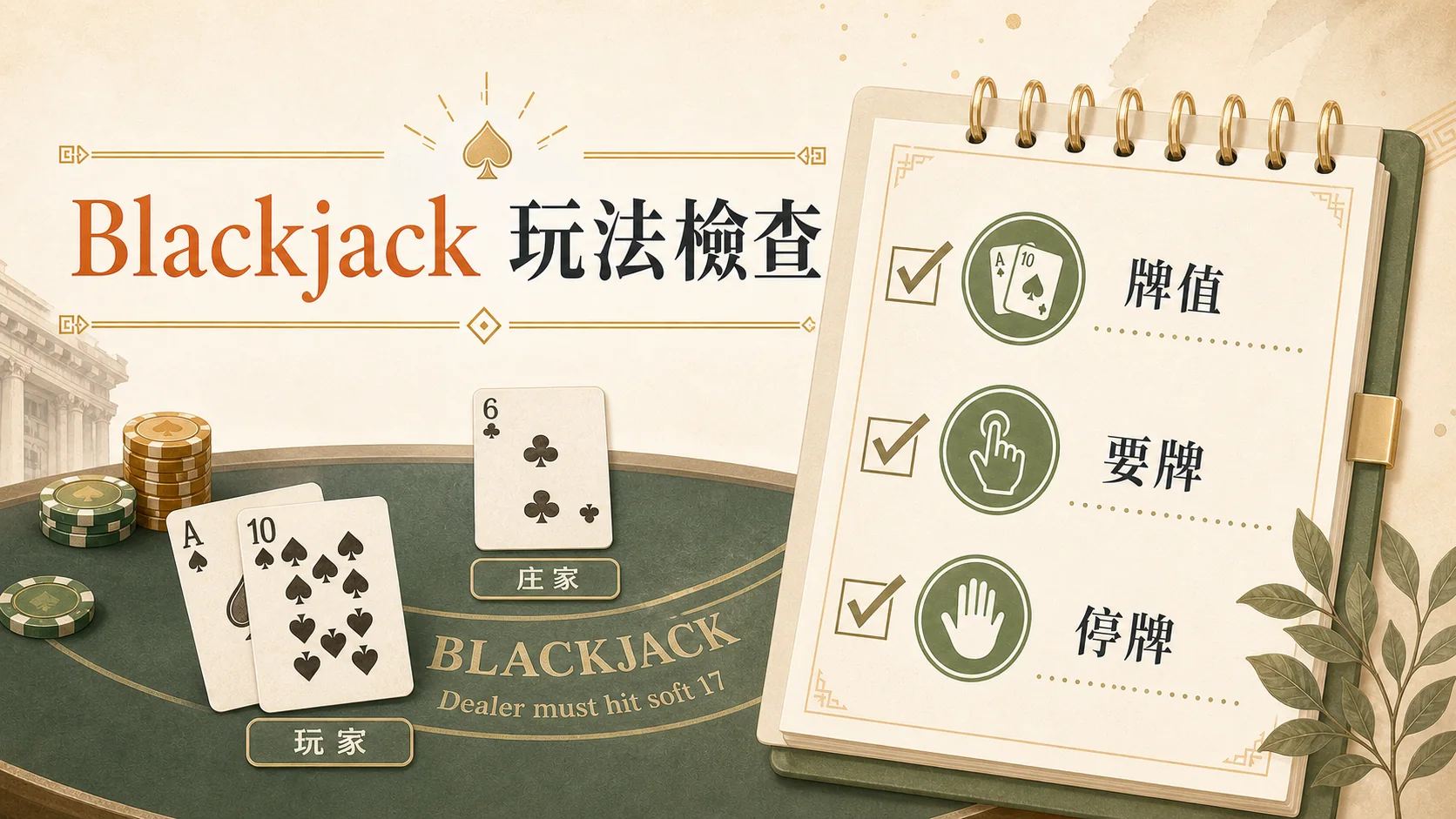 Blackjack Blackjack玩法檢查 CCLIVE 玩家檢查圖
