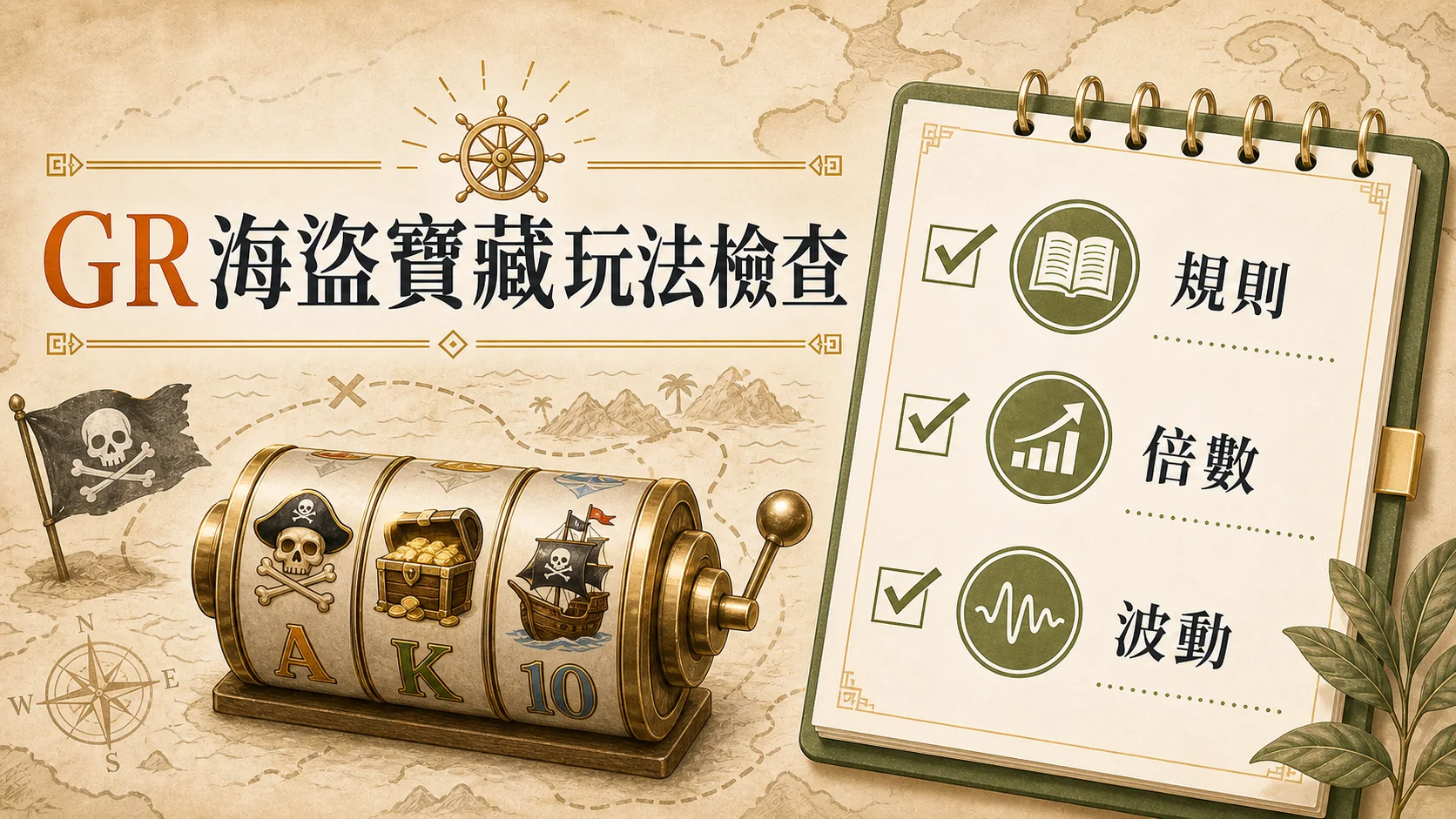 GR 海盜寶藏怎麼玩？規則、倍數與試玩節奏｜CCLIVE