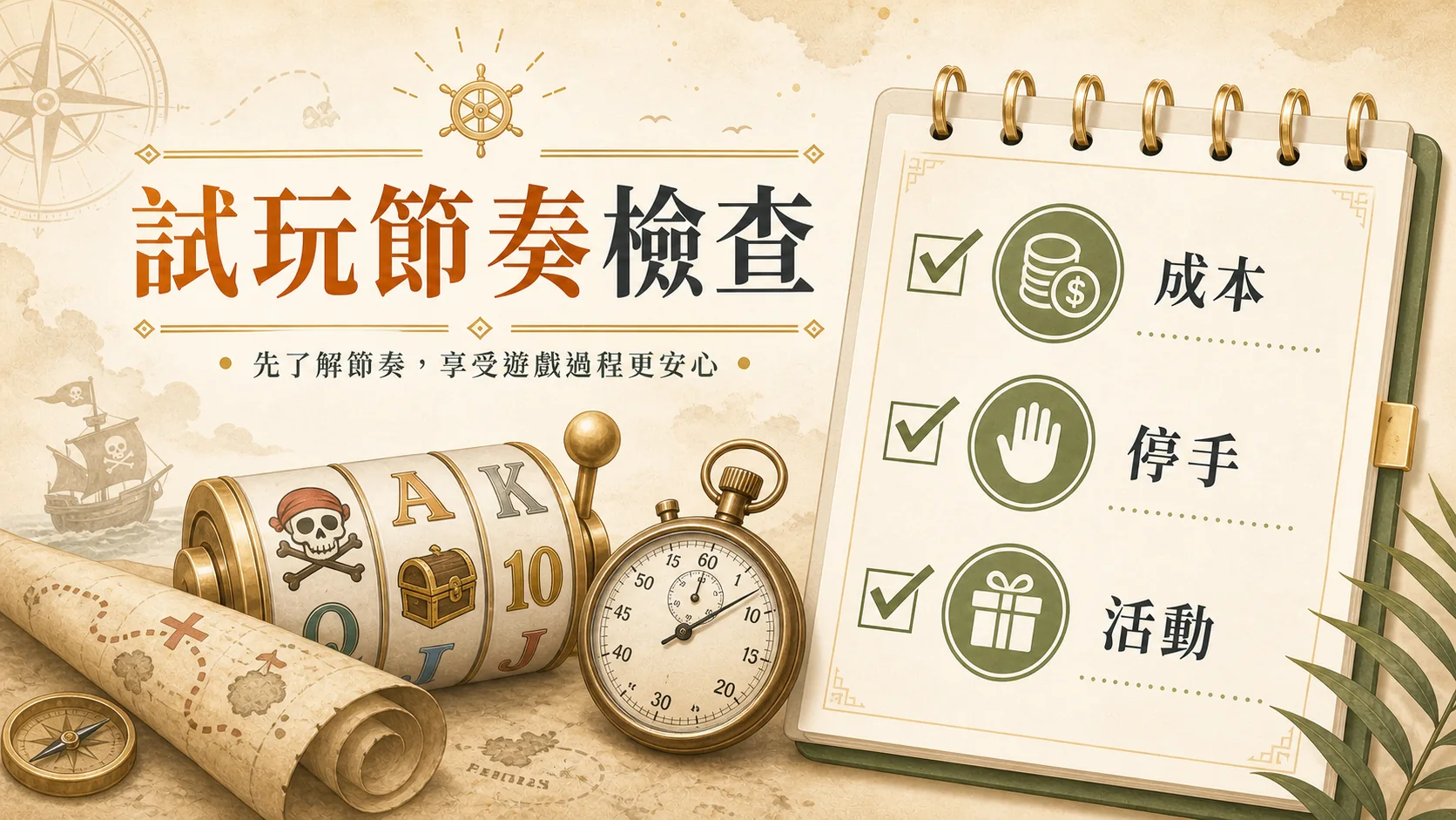 GR 海盜寶藏 試玩節奏檢查 CCLIVE 玩家檢查圖