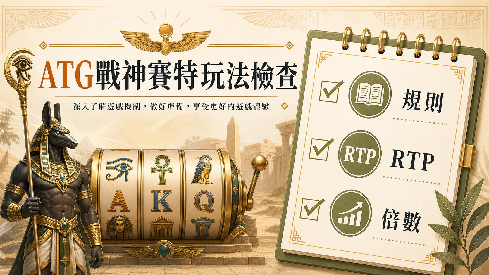 ATG 戰神賽特怎麼玩？規則、RTP 與波動檢查｜CCLIVE