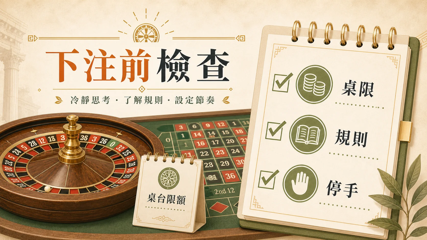 輪盤 下注前檢查 CCLIVE 玩家檢查圖