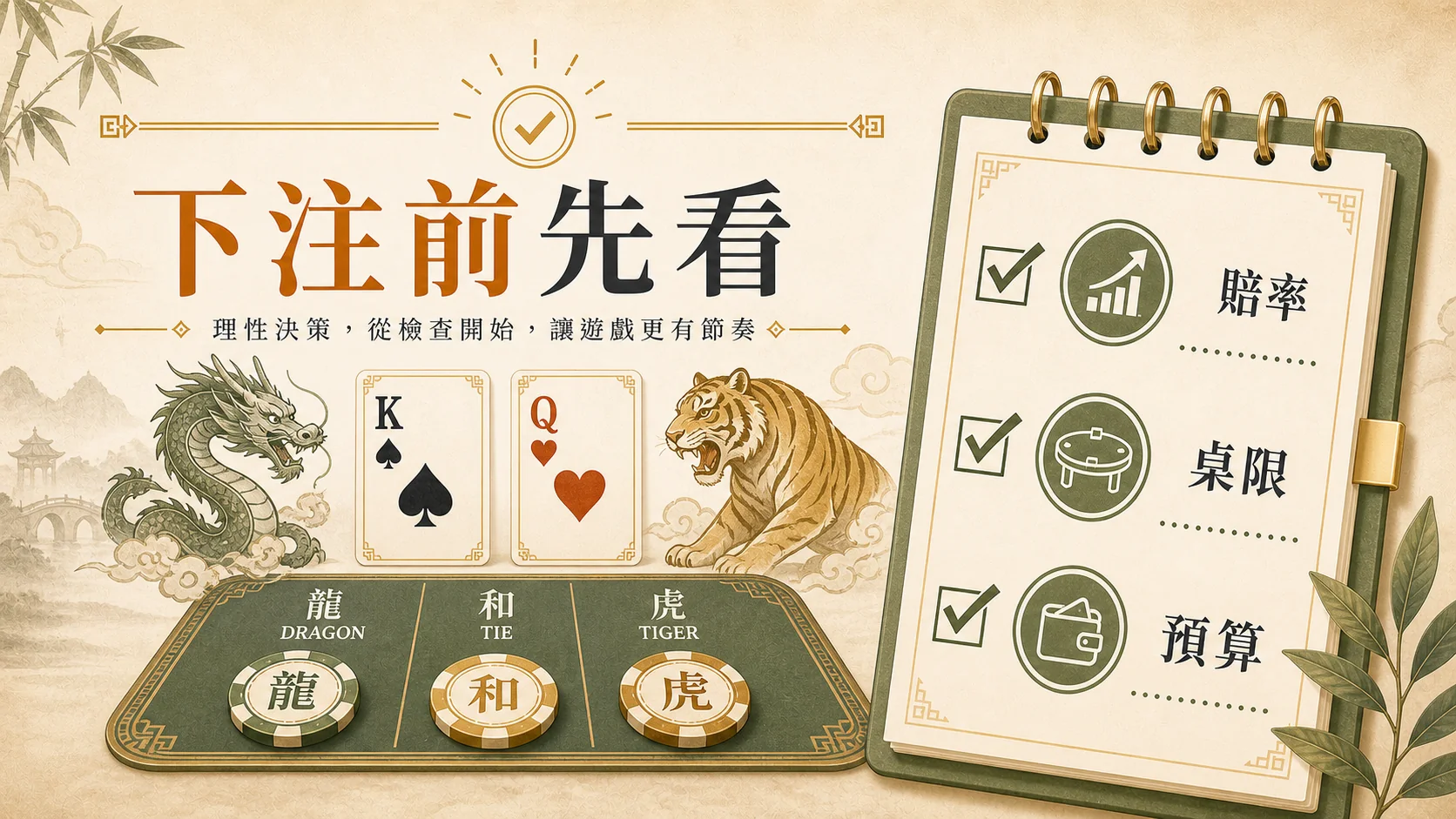龍虎 下注前先看 CCLIVE 玩家檢查圖