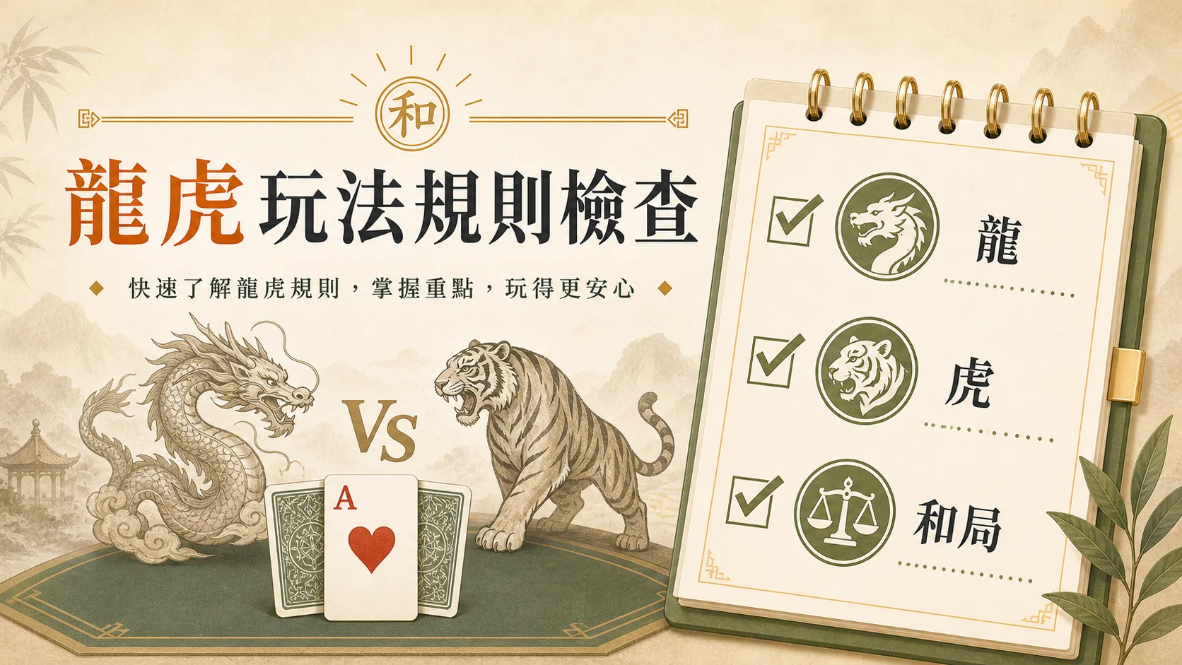 龍虎怎麼玩？牌面規則、和局與下注前檢查｜CCLIVE