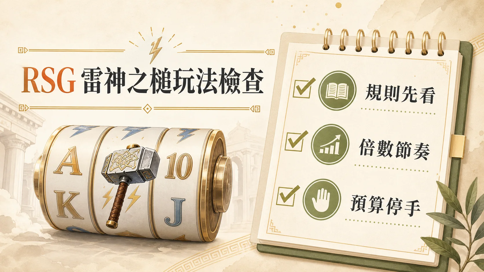 CCLIVE RSG 雷神之槌玩法檢查,整理規則、倍數節奏與預算停手