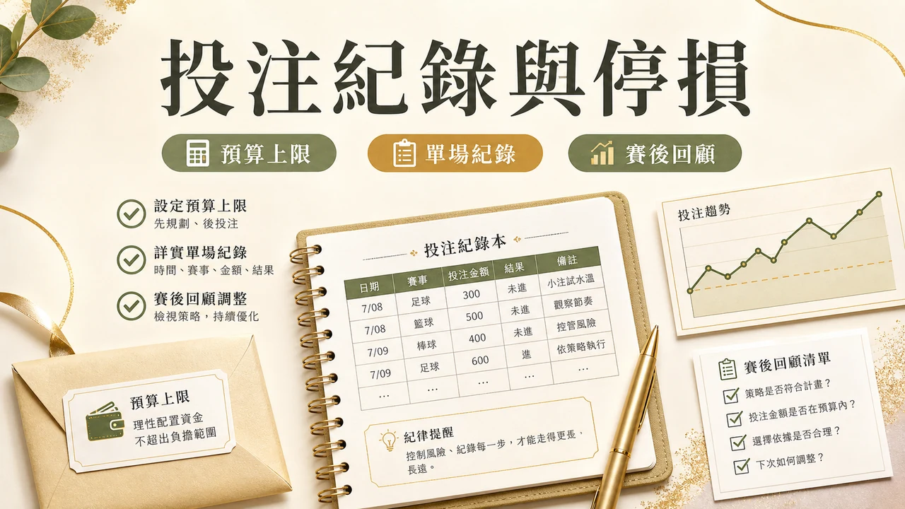 CCLIVE 投注紀錄與停損,預算上限、單場紀錄、賽後回顧檢查重點
